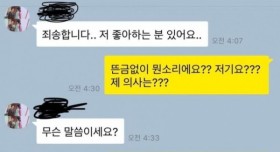 고백도 안했는데 차인 남자