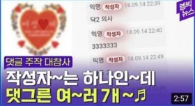 엠빅뉴스에 박제된 여시 자아분열